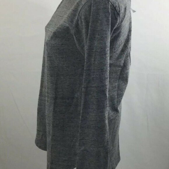 C&C California Womens sz Small S Padma Twisted Back T-shirt Gray Long Sleeve - Picture 11 of 11